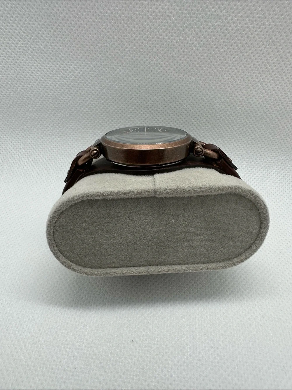 Fossil Georgia Women’s Watch with Brown Dial Bronzed Case and Leather Band - Picture 3 of 8